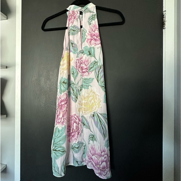 Forever 21 Floral Halterneck Dress - Size Small - Picture 4 of 7